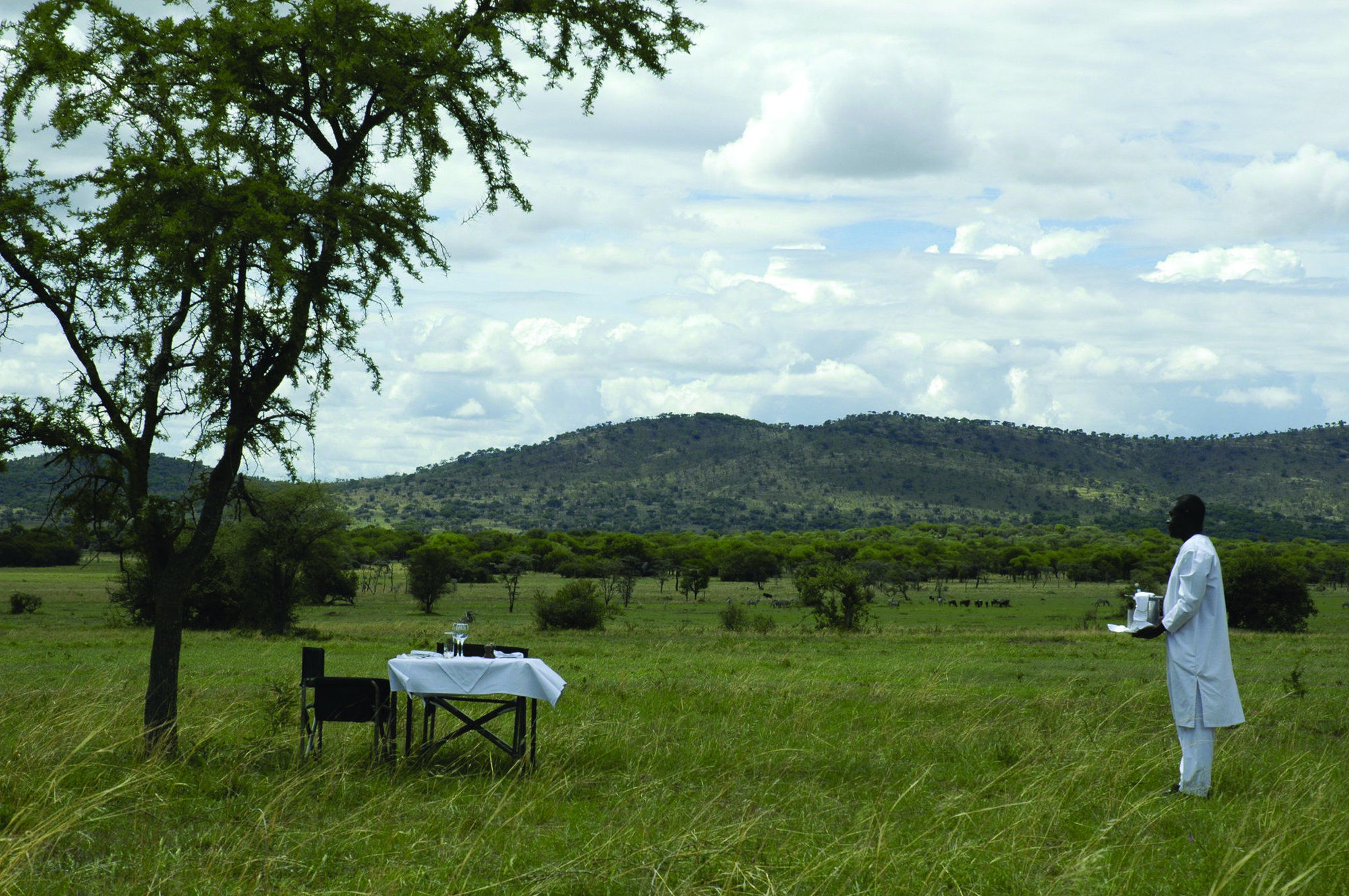 Kirawira Serena Camp Robanda Restaurant billede